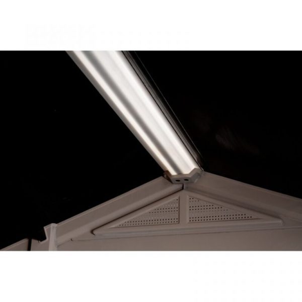 8ft wide X 6ft deep plastic storage shed; A clearance sale